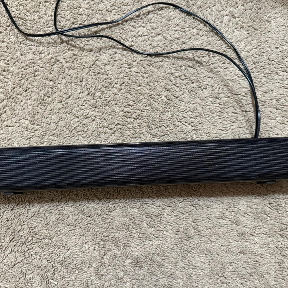 Black Soundbar Speaker
